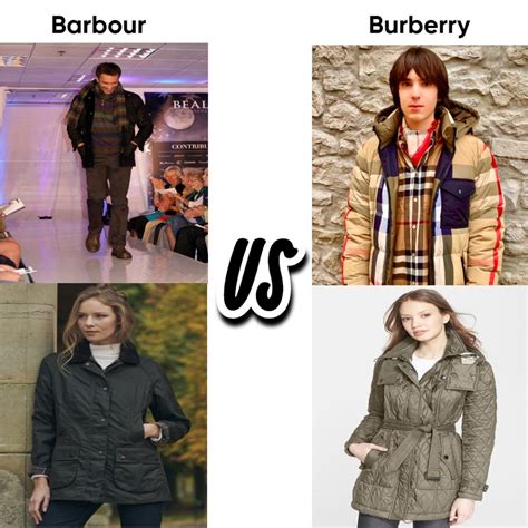 barbour or burberry|Burberry vs Barbour coat.